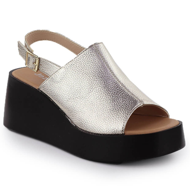 Frauensandalen auf der Plattform Golden Jezzi 24130