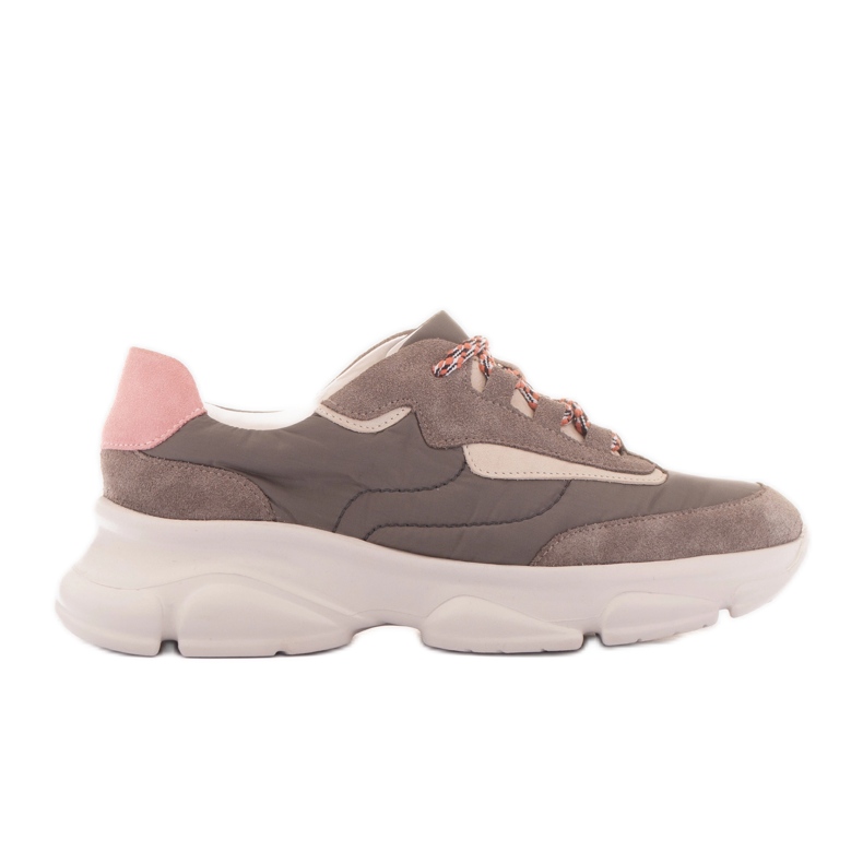 Marco Shoes Frauensport -Sneaker Olive grau