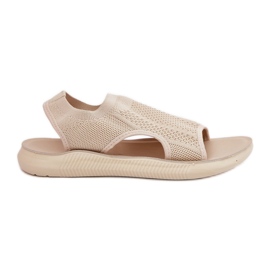 Frauensportsandalen Beige