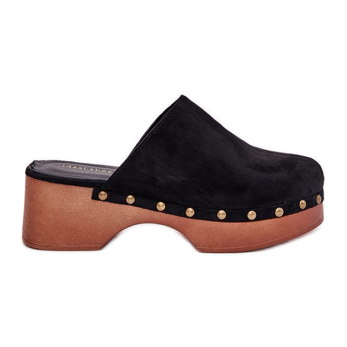 Frauen verstopft mit Öko -Wildlederschwarzen