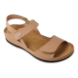 Befado Frauenledersandalen 158d288 Beige
