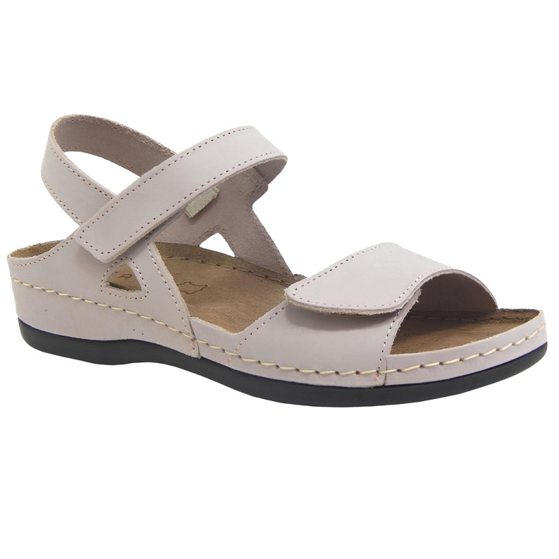 Befado Frauenledersandalen 158d289 Beige