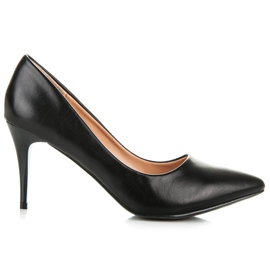 Ideal Shoes Schwarze High-Heels