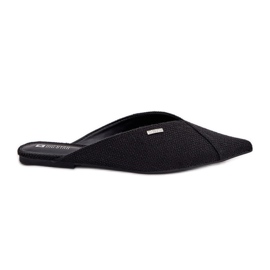 Damenflip Flops mit spitzen Zehen Big Star RR274210 Schwarz