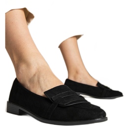 Schwarze Frauen klassische Slipper aus Ekozamsz