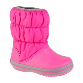 Mädchen Schneestiefel Crocs Winter Puffstiefel 14613-6tr rosa