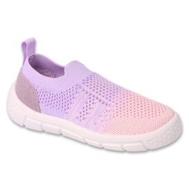 Befado Kinderruhschuhe Eingelassen 102x008 Lila