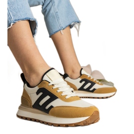 Braune Sport-Sneaker für Damen