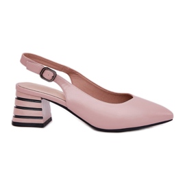 Frauen hohe Heels mit spitzen Nasen Vinceza 62217 Dirty Pink rosa