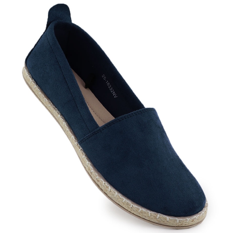 Frauen Espadrilles in Wildleder Marine Blue Potocki PY16332 eingeführt blau