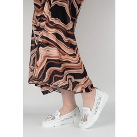 Filippo DP6705/25 Lederlaibers weiß