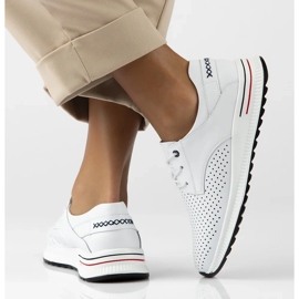 Filippo DP6022/25 Leder -Sneaker weiß