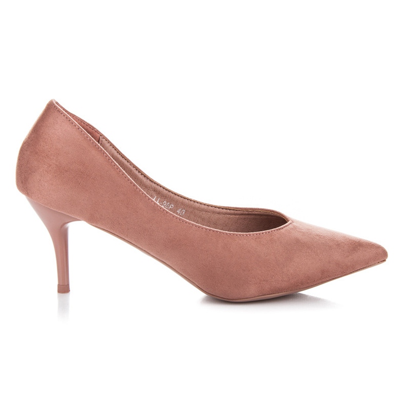 Seastar Pumps mit niedrigem Absatz rosa