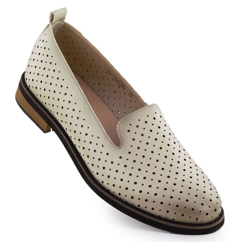 Frauen offene Schuhe Lords Beige Potocki SZ12592