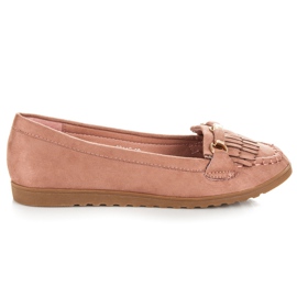 Seastar Loafer mit Fransen rosa