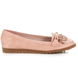 Seastar Loafer mit Fransen rosa