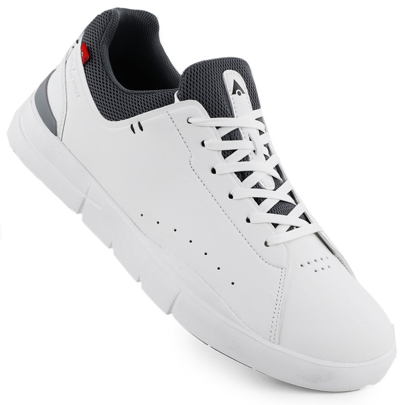 Herren -Ledersportschuhe White McArthur MC19 weiß