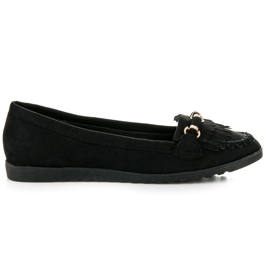 Seastar Loafer mit Fransen schwarz