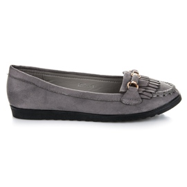 Seastar Loafer mit Fransen grau
