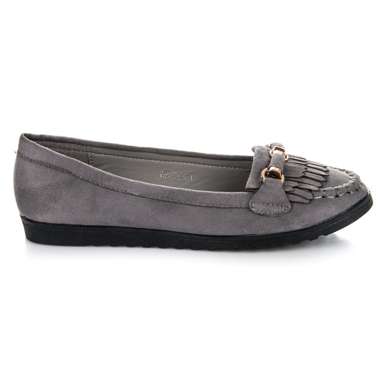 Seastar Loafer mit Fransen grau
