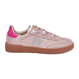 Wildledersportschuhe für Frauen D.Franklin DFSH387005 Dirty Pink rosa