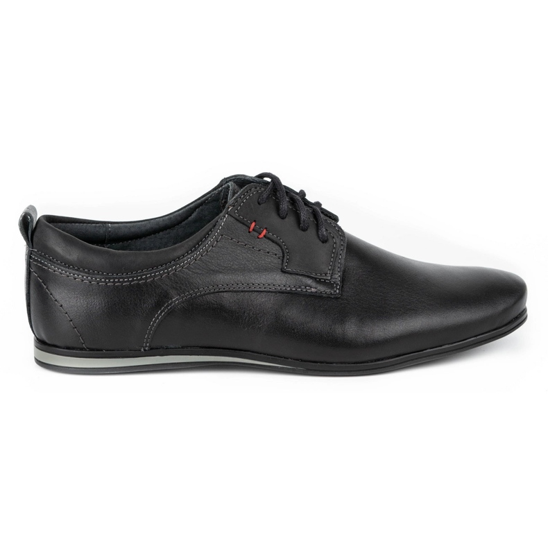 Olivier Herren Lederschuhe 731 Schwarz