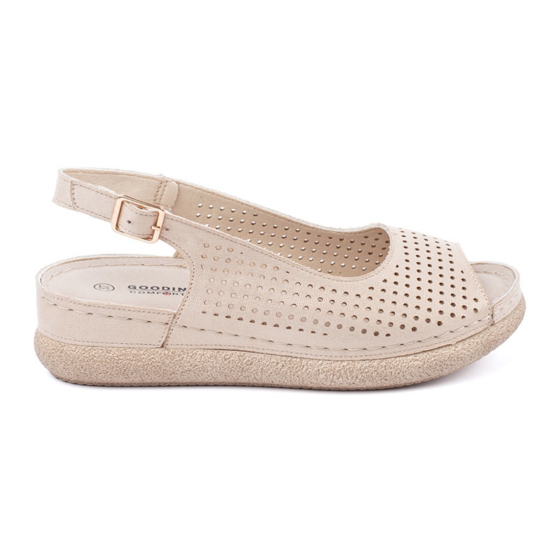 Goodin Leichte haselnussbräuchliche Sandalen golden