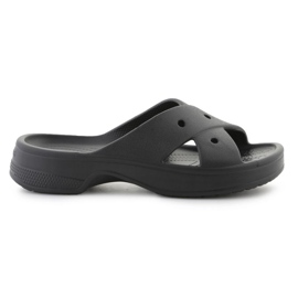 Crocs Classic Womens Cross Gurt Flip Flops 210840-001 schwarz