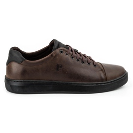 Polbut Herren Lederschuhe 2109 braun