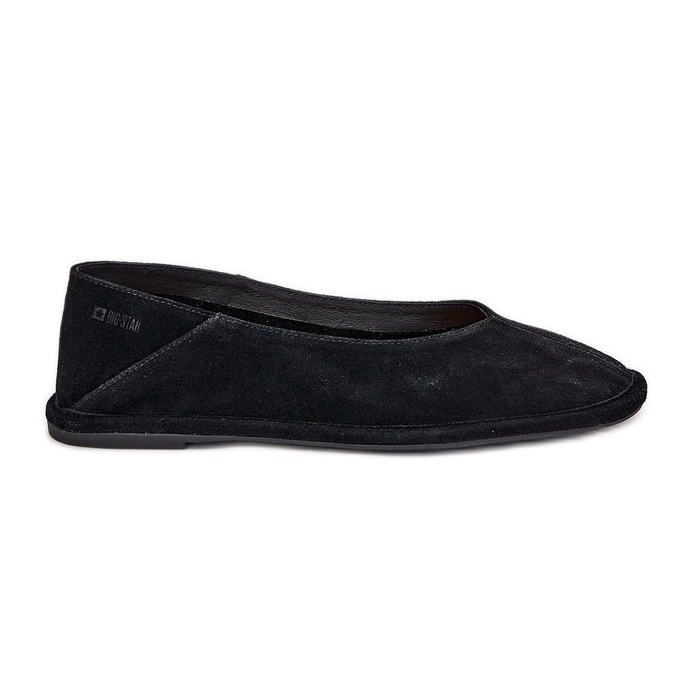 Frauen Wildleder Ballerinas Big Star RR274080 Schwarz