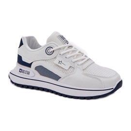 Sneakers Damenschuhe Big Star NN274A103 Weiß mit Blau