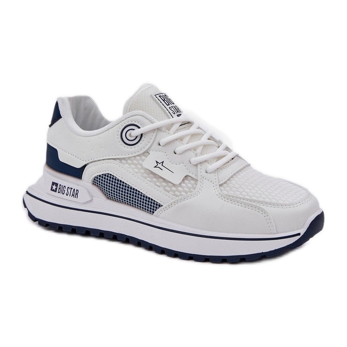 Sneakers Damenschuhe Big Star NN274A103 Weiß mit Blau