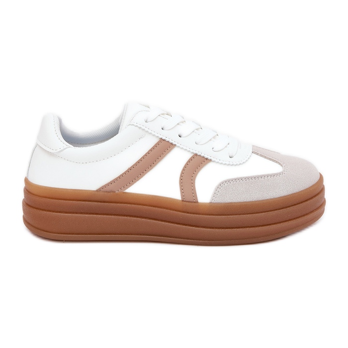 Evento Damen-Plateau-Sneaker, Weiß