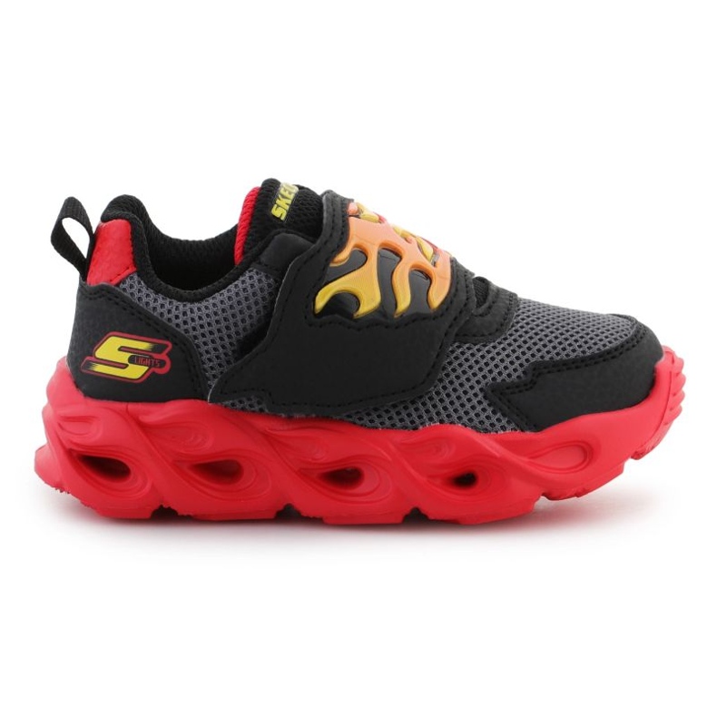 Skechers Thermo Flash Flame Flow 400104N-BKRD Schuhe schwarz