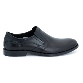 Olivier Eleganter Herren Lederschuh 283LU schwarz