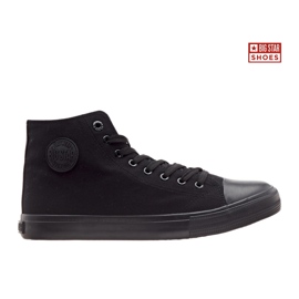 Big Star Herrenschuhe High Star FF174550 Schwarze Turnschuhe