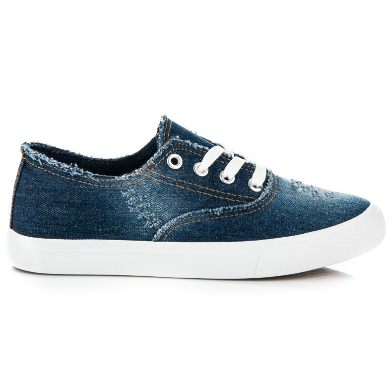 American Club Denim-Turnschuhe blau