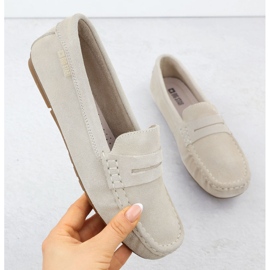 Damenleder -Ladungsbehörden Big Star RR274947 beige