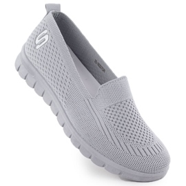 Frauen Sportschuhe rutschten graue Potocki 16327 aus