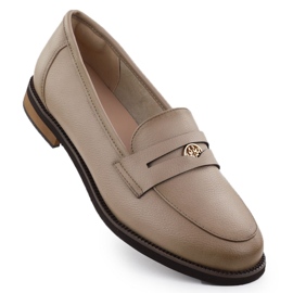 Cambell Lederschuhe, Frauen beige Camell 00664