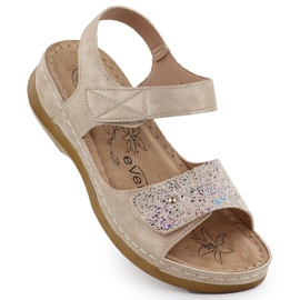 Frauensandalen für Beige Evento 8988