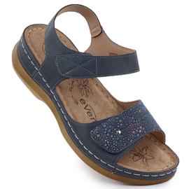 Evento Frauensandalen für Klettveranstalter 8988 blau
