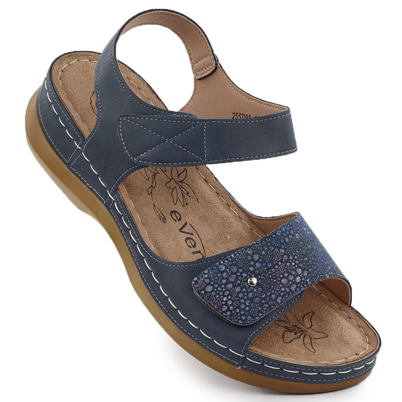 Evento Frauensandalen für Klettveranstalter 8988 blau