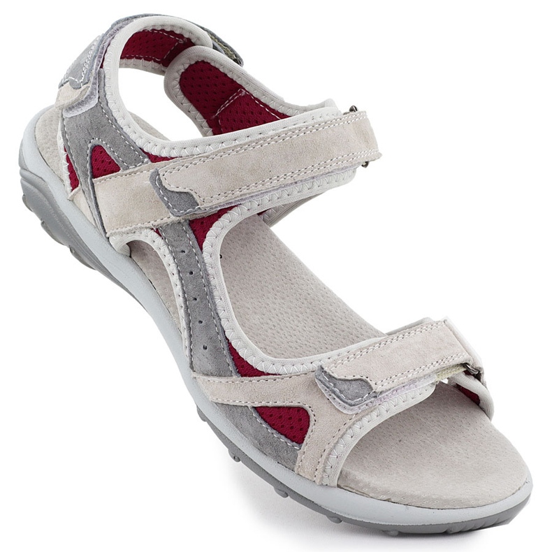 Cambell Camell Al94327 Leder Sportsandalen grau