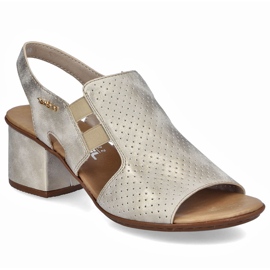 Damen-High Heels Sandalen Golden Rieker 64665-60