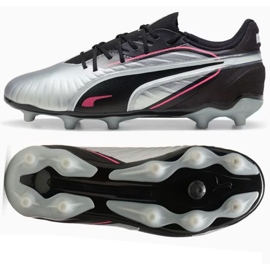 Puma King Match FG/AG 108320-02 Fußballschuhe silber-