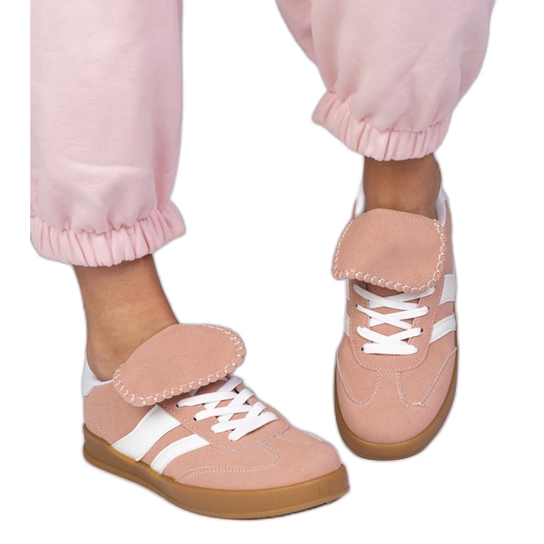 Rosa Sneaker Frauensport -Sneaker