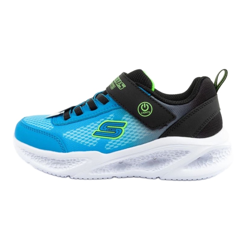 Skechers Meteor-Lights-Krendox 401495L/BKBL-Schuhe blau