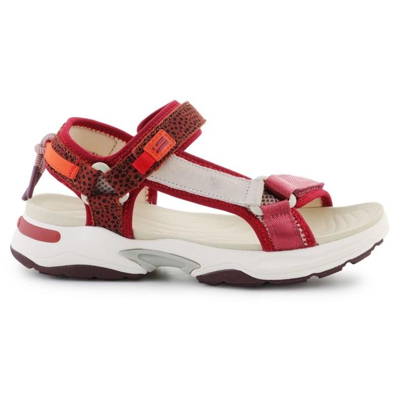 Sandalen D.Franklin Sneakers Sandalenstreifen DFSH406003-Burg rot