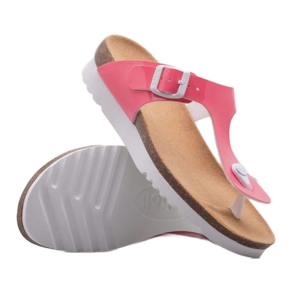 Frauen Flip-Flops Scholl Boa Visa F31247-1209 Pink rosa